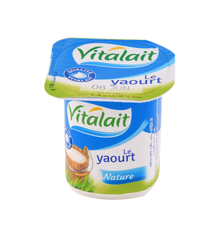 Yaourt nature VITALAIT 110GR  - 383