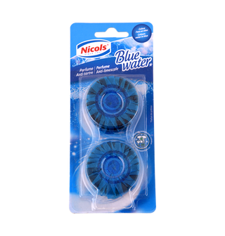 Bloc chasse d'eau bleu NICOLS 2x50GR  - 246