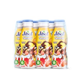 JIBAL Smarty Yaourt à Boire Fraise – Pack 6 x 165g
