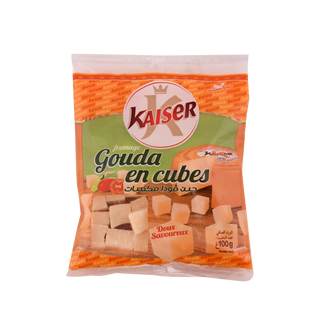 Fromage gouda en cubes KAISER 100GR  - 953