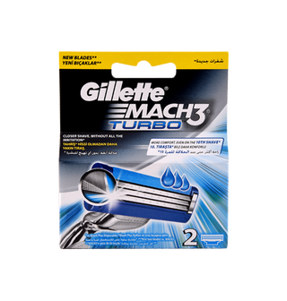 Lames Turbo GILLETTE Blister de 2 - 032