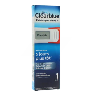Clearblue Test de Grossesse Détection Ultra Précoce Digitale B/1