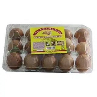 Green Farm Yellow Yolk Egg 15 Pieces
