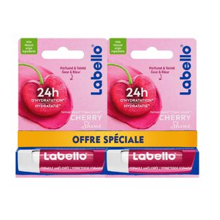 Lot De 2 Labello Baume À Lèvres Cherry Shine 4.8G