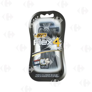 Rasoirs Jetables Flex 4 confort Bic 3 unités