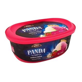 Crème Glacée Vanille Fraise Panda 1L