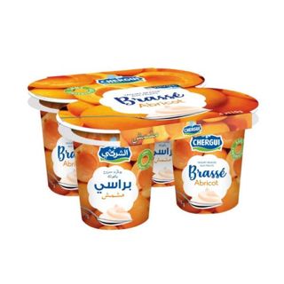 Yaourt brassé aux fruits abricot 4x110g - CHERGUI