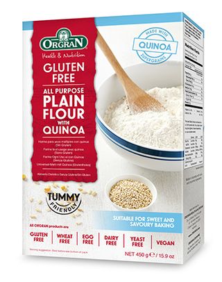 ORGRAN SELF RAISING FLOUR WITH QUINOA 500GM