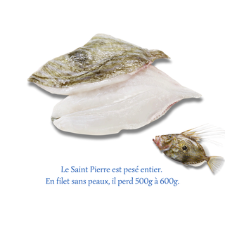 2 Filets de Saint-Pierre (1 kg)