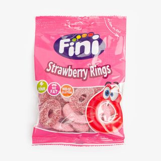 Fini Gommes Anneaux Fraise 90g
