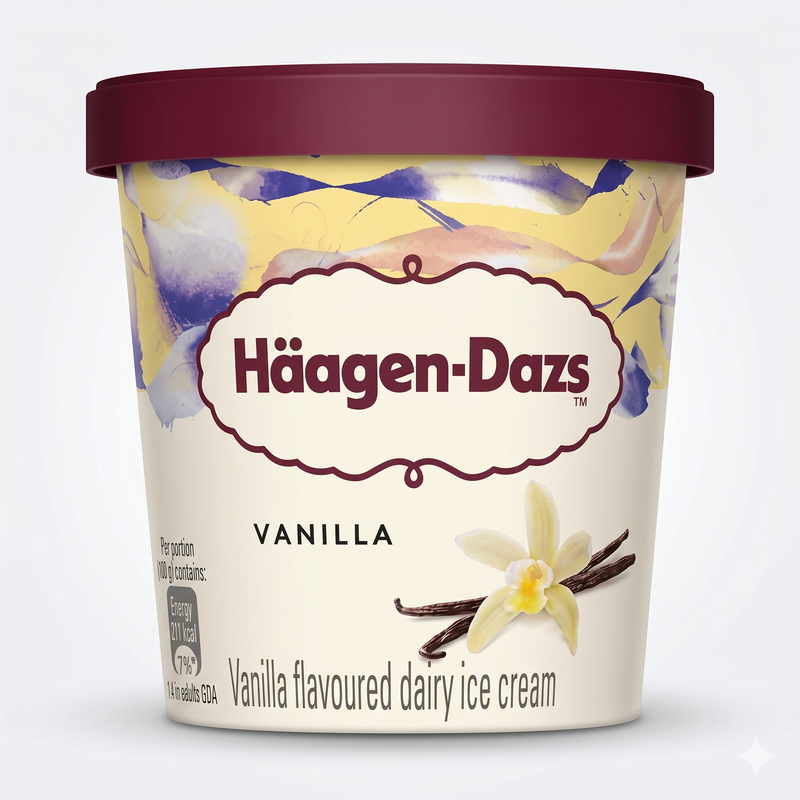 Hagen-Dazs Vanilla Ice Cream 100Ml