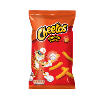 Sticks Palitos maïs soufflés saveur fromage ketchup 96g - CHEETOS