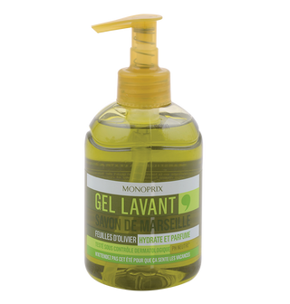 Crème lavante savon de marseille MONOPRIX 300ml  - 222