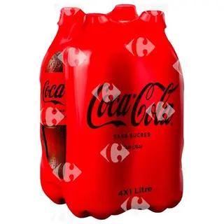 Boisson Gazeuse Coca-Cola Zero 4x1L