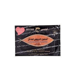 Saumon fumé nature ODYSSEE 50GR  - 140