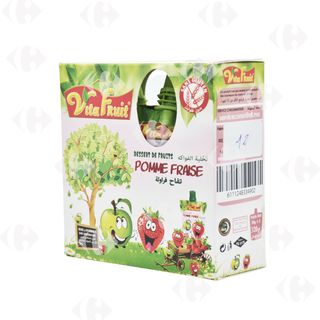 Dessert Pomme Fraise Vitafruit 80g X4