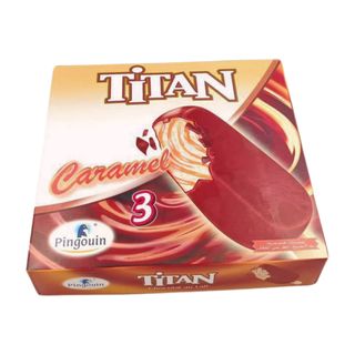 Bâtonnet de Glace Caramel Titan 3x110ml