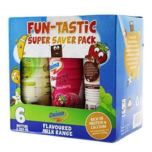 Daima Assorted Flavour Milk 250Ml 6Pk
