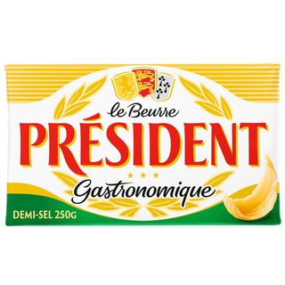 Beurre Demi Sel Plaquette Président 250g