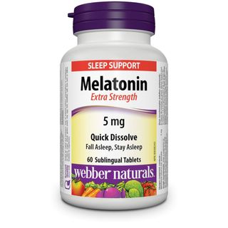 Webber Naturals Extra Strength Melatonin Tablets, 60 Count