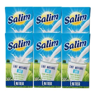 Pack Lait Uht Entier Salim 500 ml X6