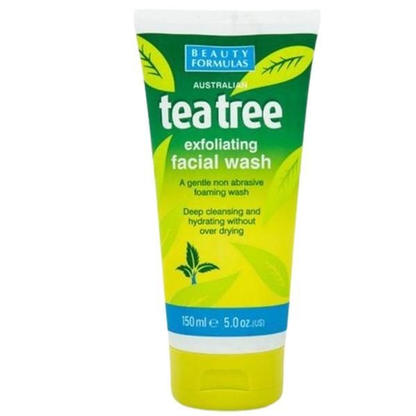 Tea Tree Facial Wash  Exfoliating Beuty Formula 150Ml