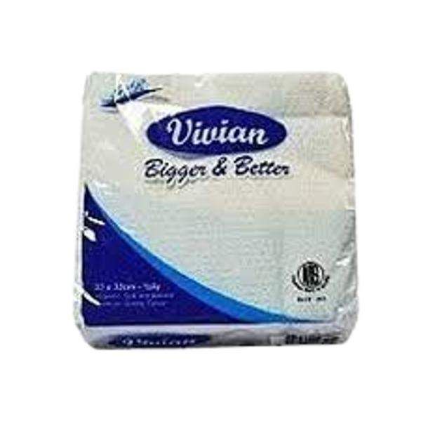 Br Vivian Serviette Sheets 1Ply 33X33Cm