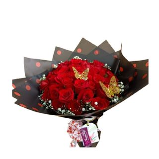 Red Rose 24pc Flower Bouquet