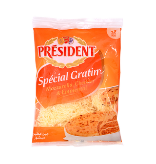 Fromage rapé spécial grati PRESIDENT 120GR  - 376