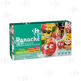 Compotes Assortiment Carrefour 12x90g