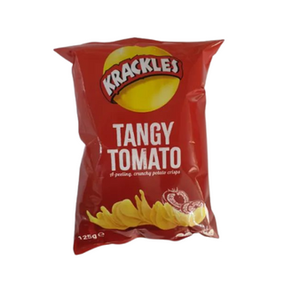 Krackles Potato Crisps Tangy Tomato 125g