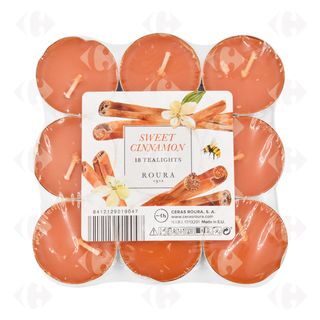 Bougie Chauffe Plat Parfumée Cannelle 18 unités