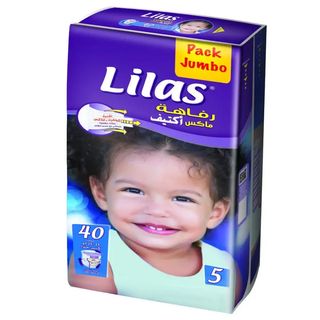 Couche Bb Lilas Confort Max Actif Jumbo 15/25 40P