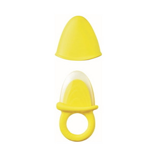 Anneau dentaire silicone "Ice Cream" - jaune