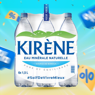 Offre Eau Min Pet 6X1,5L Kirene - 100512861