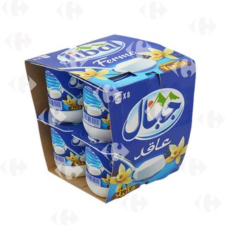 JIBAL Yaourt Ferme Vanille – Pack 8 x 110g