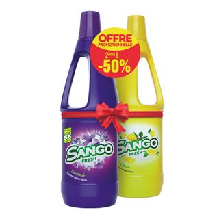Lot Nettoyant Sol Sango 1L + Fleur d'Oranger 1L (2ème à 50%)