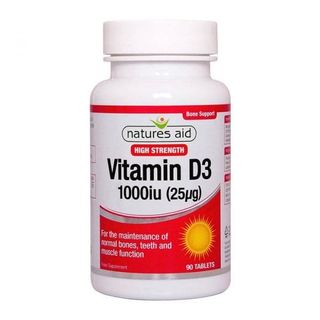 Natures Aid D3 1000Iu Tabs 90S