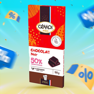 Offre Choc Tablet Noir 50% 100G Cemo - 100417633