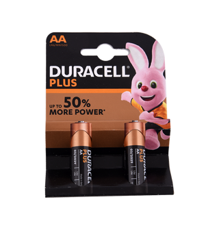 Piles DURACELL LR06 -Blister de 2 - Plus power - 091