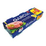 Lot de Thons Entiers à l'Huile Végétale Garcia 2 unités 80g (3ème Gratuit)