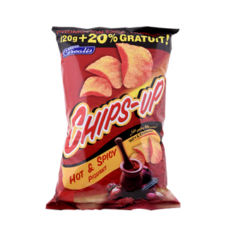 Chips piquant CHIPS'UP 120GR+20% gratuit - 641