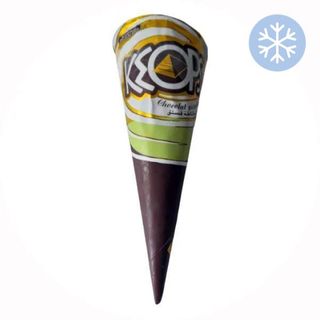 Pingouin cornet de glace chocolat pistache Keops x1