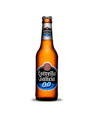 Bouteille de bière Estrella Galicia 00% 6x25 Cl.