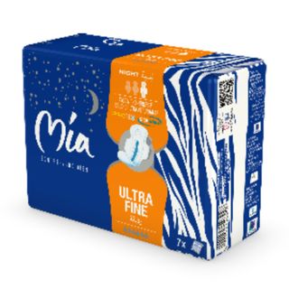 Serviettes hygiéniques ultra fines night x7 - MIA