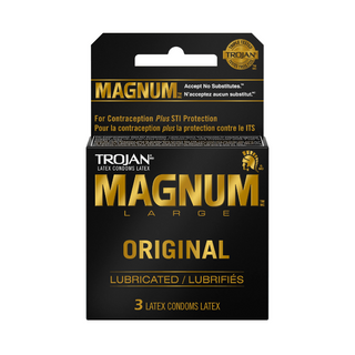 TROJAN MAGNUM Bareskin Condoms, 3 Pieces