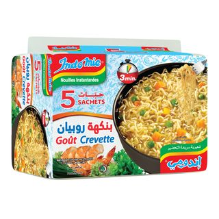 Indomie Nouilles Crevettes Pack 5In1 (8U)