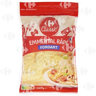 Fromage Emmental Classique Carrefour, 200g