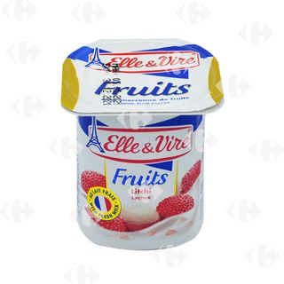 Dessert Lacté Litchi Elle Et Vire 125g