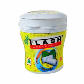 Chewing-gum sans sucres saveur fraise 60g - FLASH